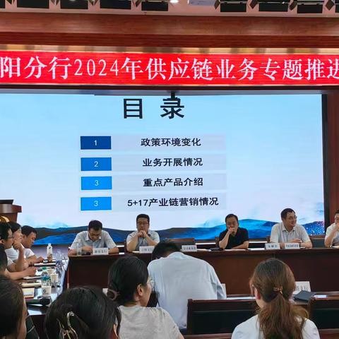 洛阳分行组织召开2024年供应链业务专题推进会