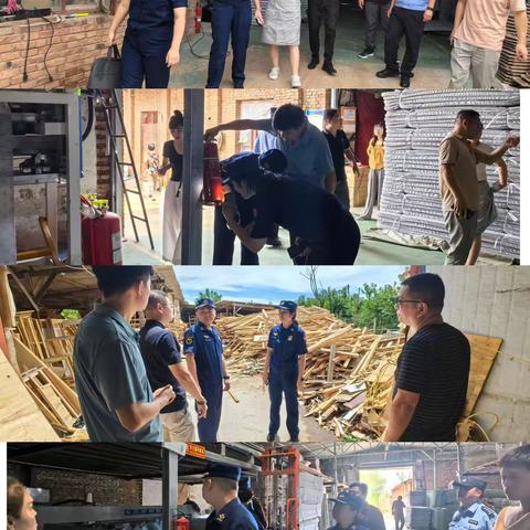 灞桥消防救援大队联合辖区街办、派出所开展安全指导帮扶工作