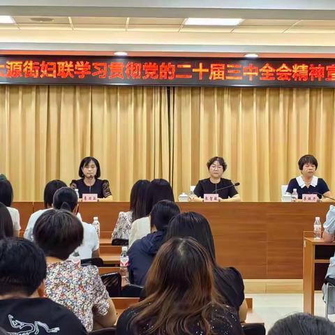 大源街妇联汲取奋进力量，扬帆起航新征程！