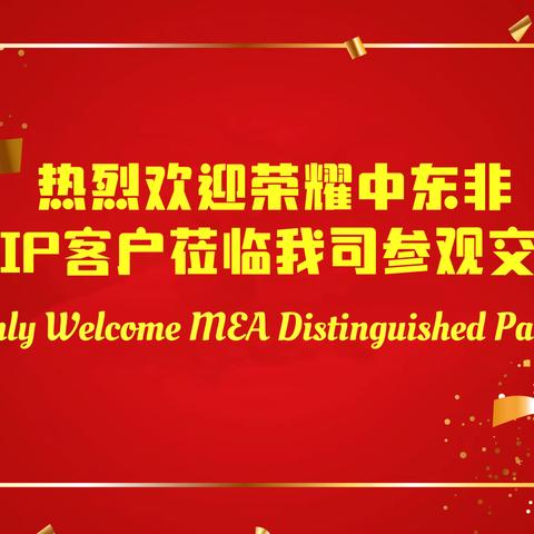 【华耀瑞隆】中东非外宾来我司参观交流