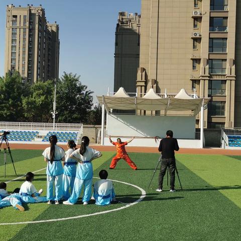 学习强国播出我区师生系列武术视频