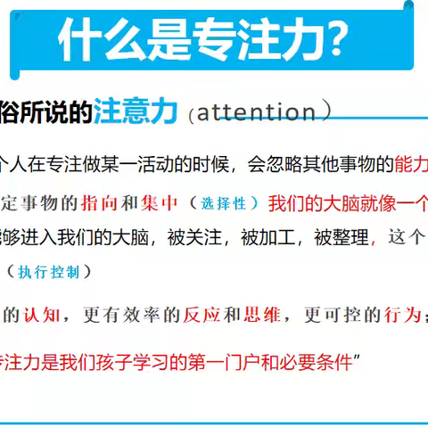 《培养专注力，让孩子更优秀》——温店镇阳光幼儿园