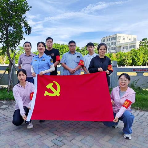 儋州市综合行政执法局机关党支部开展“党建引领聚合力 防蚊灭蚊护民生”主题党日活动