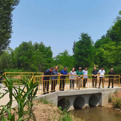 印台区慈善协会组织验收慈安便民桥