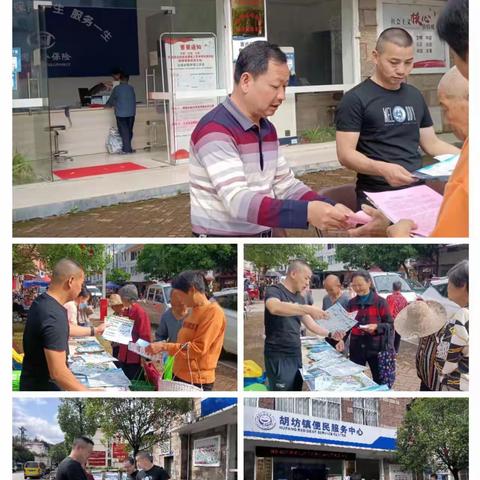防范灾害风险，护航高质量发展---胡坊镇开展第15个全国防灾减灾宣传活动