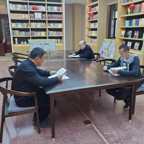 2023年5月5日上午康旅党支部组织党员学习