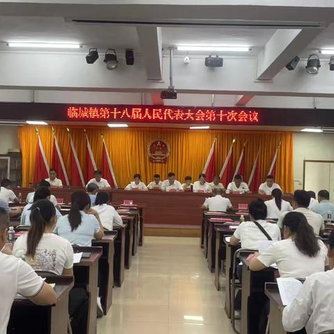 临城镇第十八届人民代表大会第十次会议胜利召开