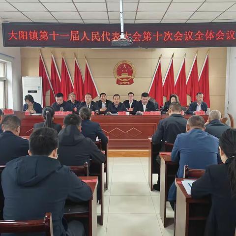 笃行实干求实效，奋楫争先谱新章——大阳镇第十一届人民代表大会第十次会议胜利召开