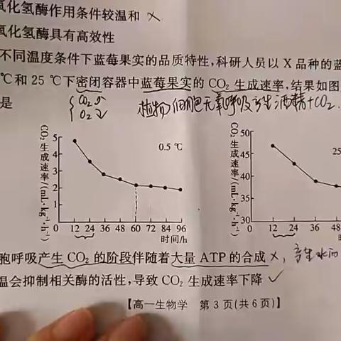 易县中学高一年级生物学试卷讲解（二）