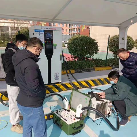 漯河市质量技术检验测试中心开展电动汽车充电桩强制检定工作