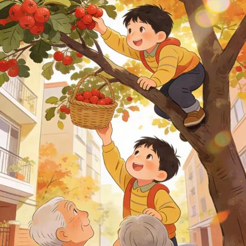 秋日的“花果山”与小“孙悟空” ——写在孙子八周岁生日之际