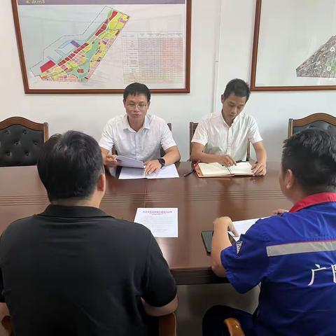 市住建局约谈东方市广隆有限公司