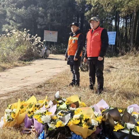 鲜花换祭品 文明寄哀思