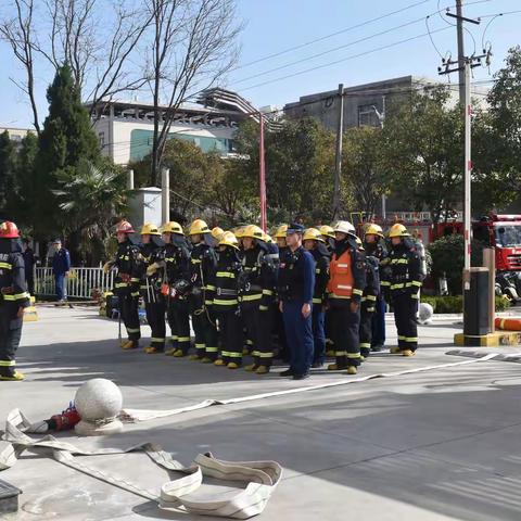 总队考核组对扶风大队高层建筑作战能力评定暨防消联勤、冬季岗位练兵工作进行考核验收