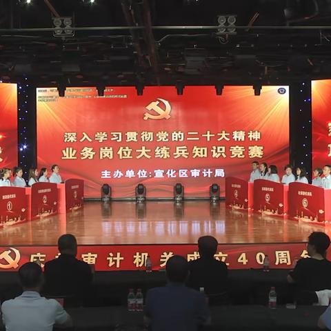 传承宣审精神，奋楫扬帆再启航——宣化区审计局开展庆祝审计机关成立40周年暨业务岗位大练兵知识竞赛