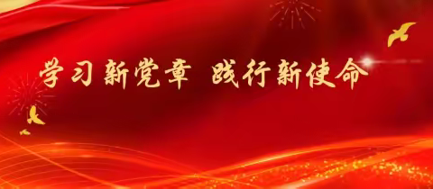 “学习新党章 践行新使命”师大附校中学党支部学习交流