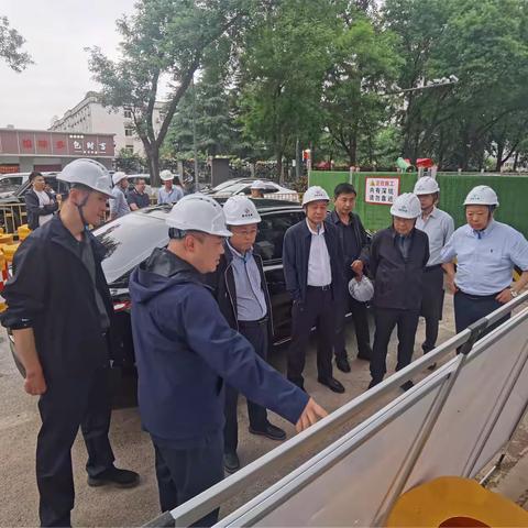 集团党委委员、总会计师吕沛深入大环河流域排涝能力提升工程（一期）项目工地检查指导工作