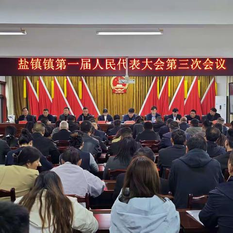 锚定目标担使命 履职尽责促发展----盐镇镇第一届人民代表大会第三次会议胜利召开