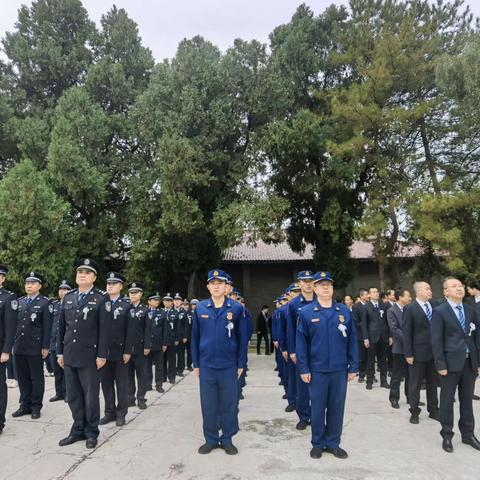 忆先烈承遗志—耀州区消防救援大队参加烈士纪念日公祭活动