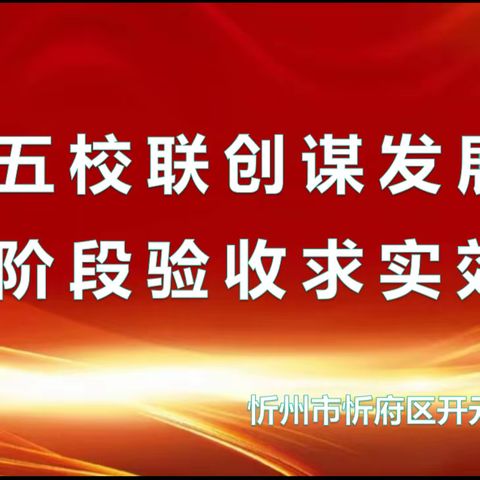 开元街小学迎区教科局“五校联创”验收