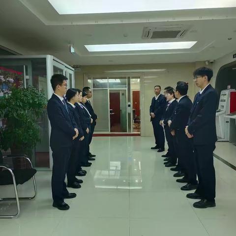 灵台支行组织学习—挂失/重置密码业务