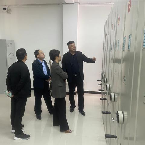 铜川市印台区、王益区档案馆来我县交流学习