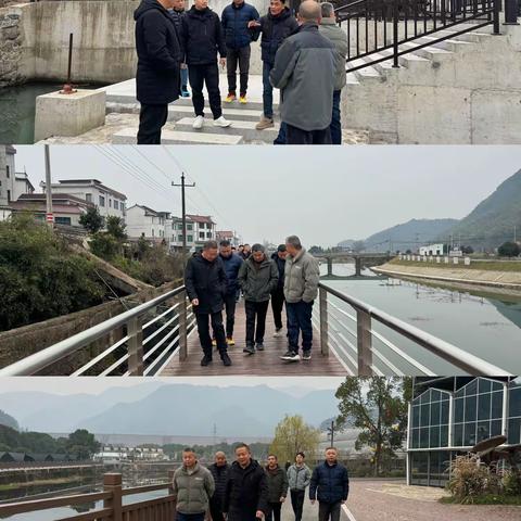 武义县水务局开展“武义县河道整治工程—熟溪麻阳港源口水库溢洪道至桥亭段”完工验收工作