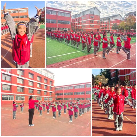 活力绽放，武韵飞扬——沭阳安博银河学校小学部第二十五届“体育节”之广播操·武术操比赛