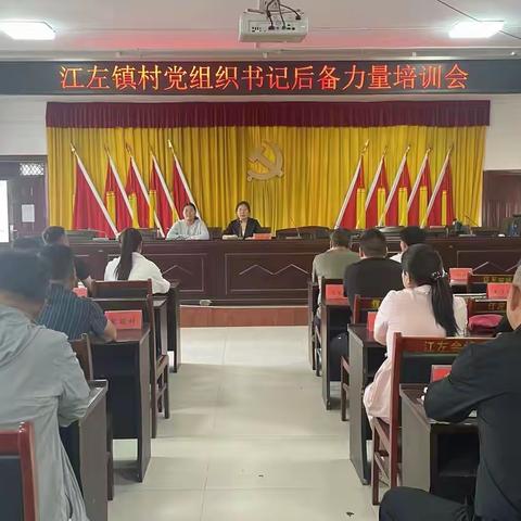江左镇举办2025年村级后备力量培训班