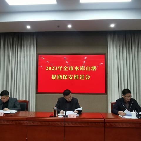 2023年全市水库山塘提能保安推进会