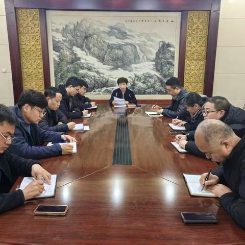 溢泉湖管理中心传达学习县委经济工作暨城市工作会议精神