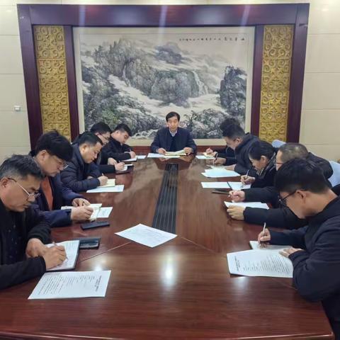 溢泉湖管理中心传达学习磁县第十七届人民代表大会第六次会议和政协磁县第十三届委员会第六次会议精神