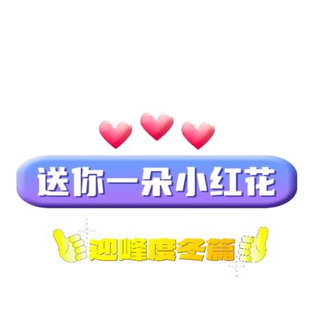 【送你一朵小红花】迎峰度冬篇