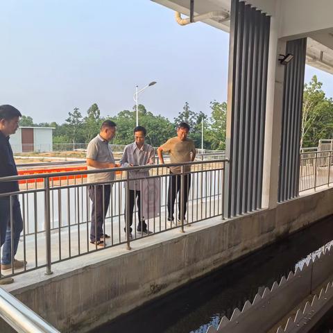 县政协主席林恩荣深入和舍调研临高县南部水厂运行工作