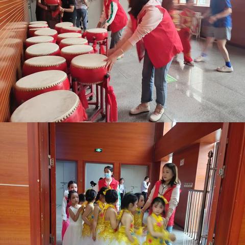 共驻联建暖人心  一老一少同欢颜