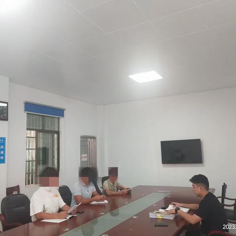 白沙县司法局邦溪司法所开展社区矫正对象集中警示教育