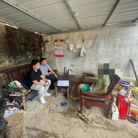 白沙县司法局邦溪司法所开展社区矫正对象走访工作