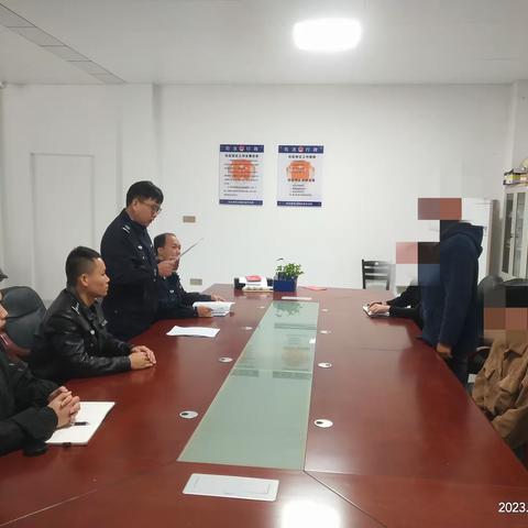 白沙县司法局邦溪司法所开展社区矫正对象入矫宣告