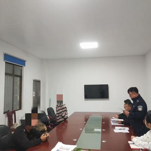 白沙县司法局邦溪司法所开展社区矫正对象入矫宣告