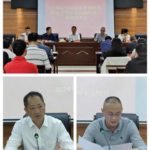 凤翔街道制毒原植物踏查铲除专项行动2024年第一季度调度会