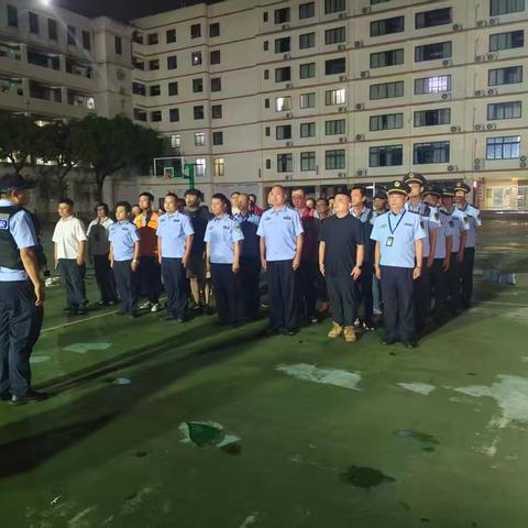 【护苗行动】凤翔街道开展校园周边夜间联合排查