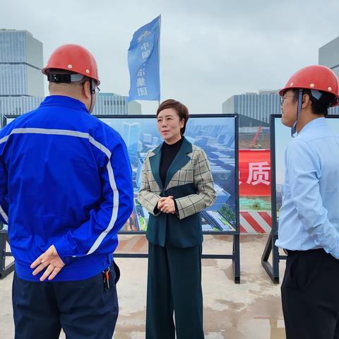 任炳群副书记检查重点项目建设进展情况