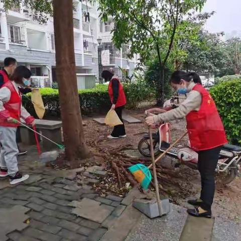 【雅居社区】“护河爱水、清洁家园”行动之 过新年清洁家园专项行动