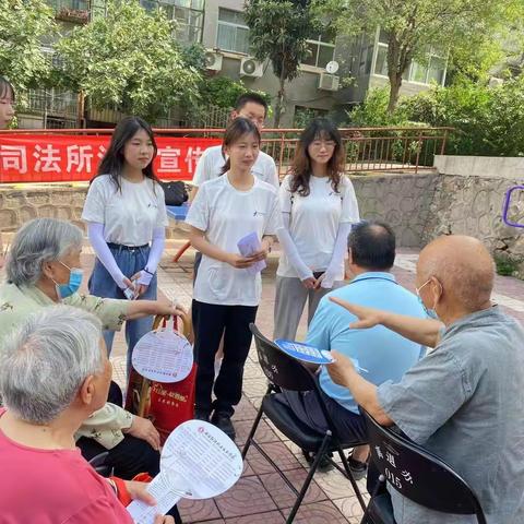 普法宣传进小区、防范诈骗全民行------华清社区开展防诈骗宣传活动