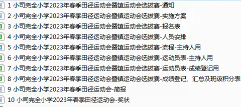 春暖花开，运动起来！小司完全小学2023年春季田径运动会圆满结束！