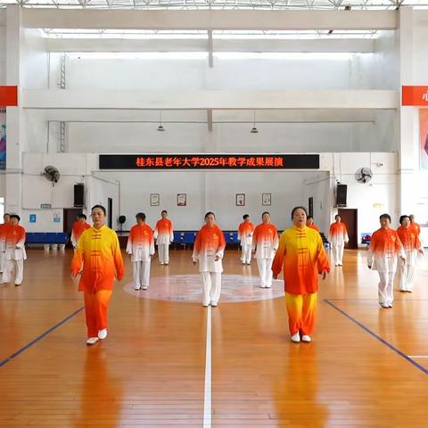 桂东县老年大学2025年教学成果展演
