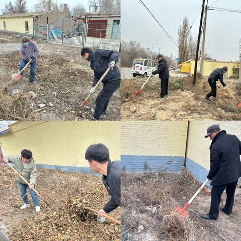 扫落叶清枯枝 美环境暖民心