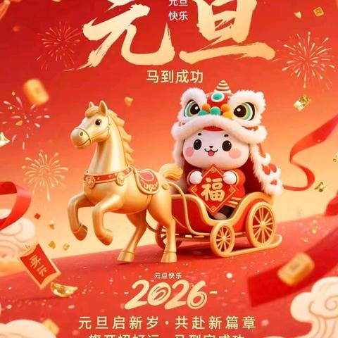 漾江小学2026年元旦放、收假通知及假期间安全温馨提示