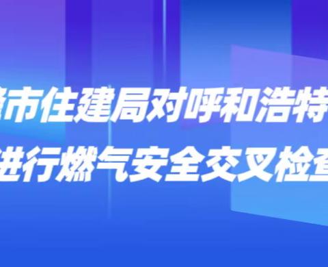 赤峰市住建局对呼和浩特中燃进行燃气安全交叉检查