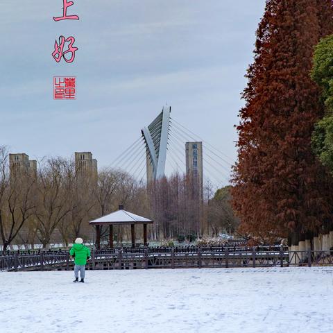 荆邑桥雪景（2023.1.15）